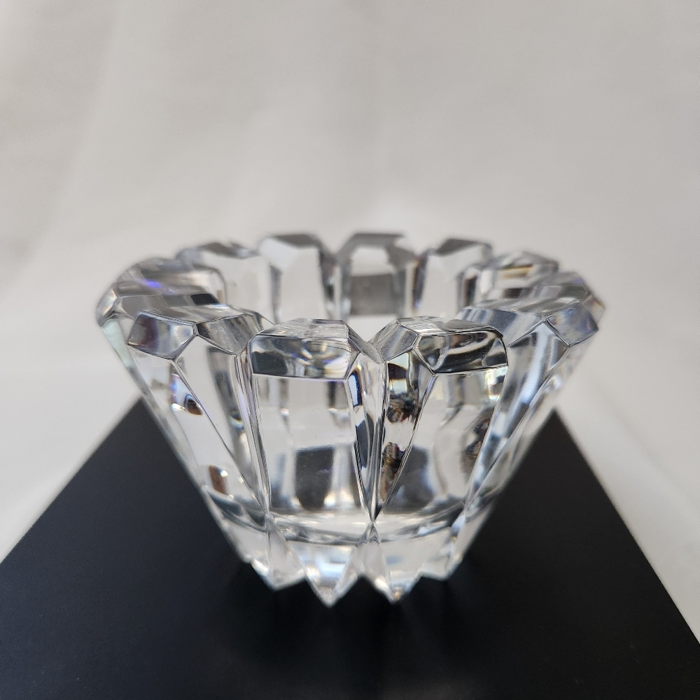 Mikasa Slovenia Cut Crystal Votive Candle Holder 4" Diameter